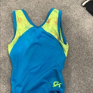 Blue go gymnastics leotard